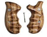 Smith & Wesson K & L Frame Smooth Goncalo Alves Wood Combat Grips, Round Butt - 1 of 3
