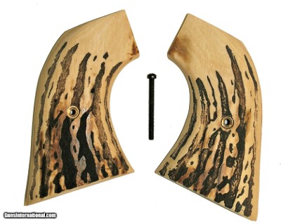 Pietta 1873 SA Revolver Siberian Mammoth Ivory Jigged Grips