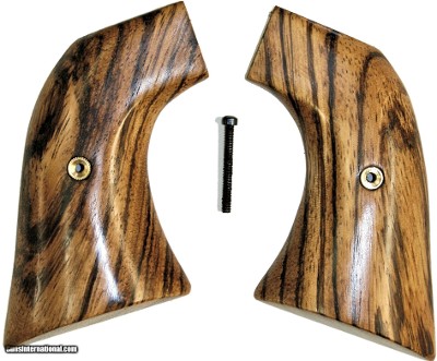 Ruger Wrangler Zebrawood Grips, Smooth