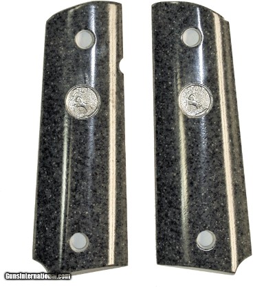 Colt 1911 Dupont™ Corian® Granite Grips With Medallions