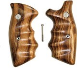 Smith & Wesson K & L Frame Goncalo Alves Wood Combat Grips, Square Butt - 1 of 5