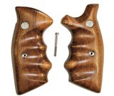 Smith & Wesson K & L Frame Goncalo Alves Wood Combat Grips, Square Butt - 1 of 5