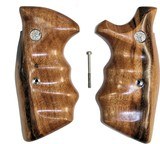 Smith & Wesson K & L Frame Goncalo Alves Wood Combat Grips, Square Butt