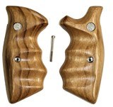 Smith & Wesson K & L Frame Goncalo Alves Wood Combat Grips, Square Butt - 1 of 5