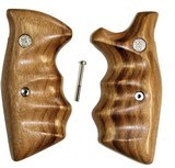 Smith & Wesson K & L Frame Goncalo Alves Wood Combat Grips, Square Butt - 1 of 5