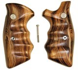 Smith & Wesson K & L Frame Goncalo Alves Wood Combat Grips, Square Butt - 1 of 5