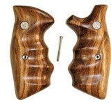 Smith & Wesson K & L Frame Goncalo Alves Wood Combat Grips, Square Butt - 1 of 5