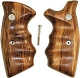 Smith & Wesson K & L Frame Goncalo Alves Wood Combat Grips, Square Butt - 1 of 5
