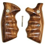 Smith & Wesson K & L Frame Goncalo Alves Wood Combat Grips, Square Butt - 1 of 5 Smith & Wesson K & L Frame Goncalo Alves Wood Combat Grips, Square Butt - 1 of 5