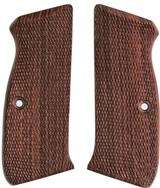 CZ Model 75 & 85 Rosewood Grips, Full Checkered