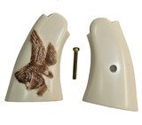 Smith & Wesson N Frame Ivory-Like Grips, Antiqued American Eagle