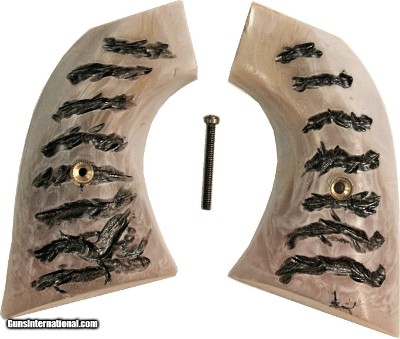 Great Western Arms Co. Revolver Repro Ram Horn Grips