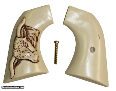 Ruger Single Six Revolver & Ruger Old Model XR-3 Grips With Antiqued Steer