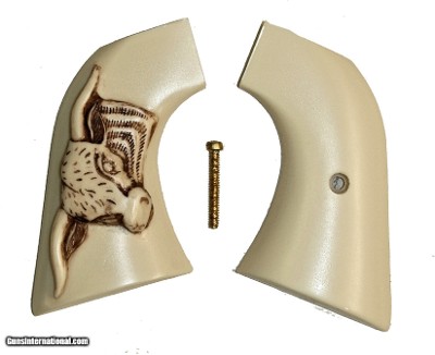 Ruger New Vaquero 2005 & 50th Anniv. Blackhawk .357 Ivory-Like Grips