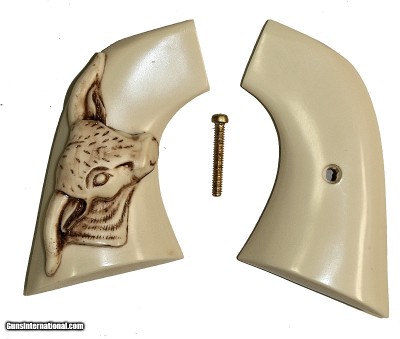 Heritage Rough Rider Large Bore SA Revolver Ivory-Like Grips With Steer