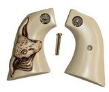 Colt SAA Ivory-Like Grips with Steer & Medallions, 1st & 2nd Gen - 1 of 1