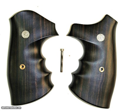 Smith & Wesson K & L Frame Combat Tigerwood Grips, Smooth