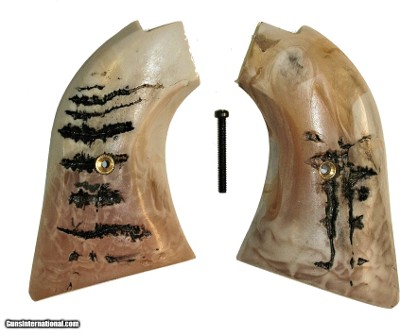 Heritage Rough Rider .22 Revolver Repro Ram Horn Grips