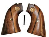 Colt Scout & Frontier Grips, Goncalo Alves Wood With Medallions