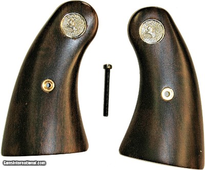 Colt Police Positive Special, Claro Walnut Grips With Medallions
