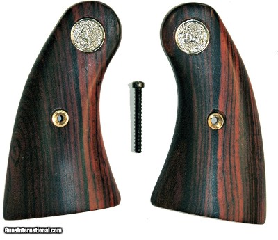 Colt Police Positive Special, Cocobolo Rosewood Grips With Medallions