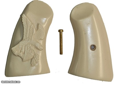 Smith & Wesson Schofield Ivory-Like Grips With American Eagle