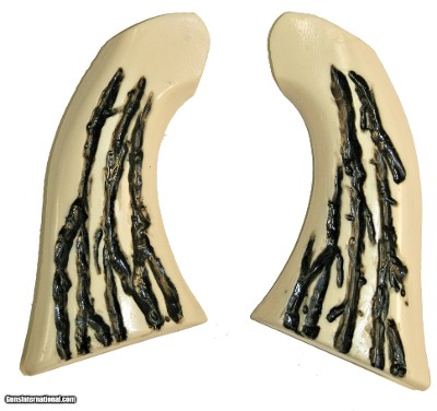 Colt Walker 1847 Revolver Imitation Jigged Bone Grips, Uberti Mfg