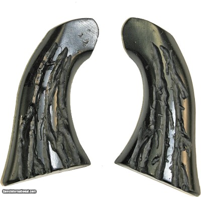 Colt Walker 1847 Revolver Imitation Jigged Buffalo Horn Grips, Uberti Mfg