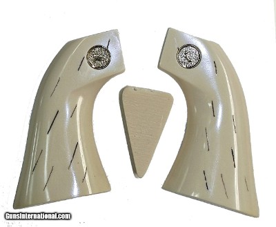 Colt 1860 Army Ivory-Like "Barked" Grips
