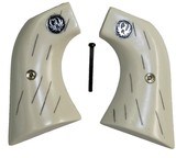 Ruger New Vaquero 2005 XR3 & Ruger 50th Anniversary 2006 Blackhawk .357 Ivory-Like "Barked" Grips
