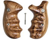 Smith & Wesson K & L Frame Goncalo Alves Wood Combat Grips, Round Butt - 1 of 3
