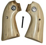 Ruger Bisley Siberian Mammoth Ivory Grips With Medallions - 1 of 1
