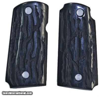 Kimber Micro Carry .380 Imitation Jigged Buffalo Horn Grips