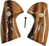 Colt Python 2020 or Original Python Target Style Goncalo Alves Grips With Medallions - 1 of 3