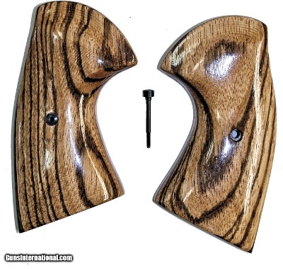 Colt Python 2020 or Original E & I Frame Python Target Style Zebrawood Grips