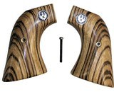 Ruger Vaquero XR3-Red Zebrawood Grips With Medallions - 1 of 1
