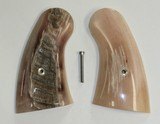 Colt Python or 2021 Anaconda Alaskan Dall Sheep Horn Grips, Small Panel