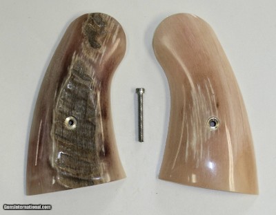 Colt Python or 2021 Anaconda Alaskan Dall Sheep Horn Grips, Small Panel