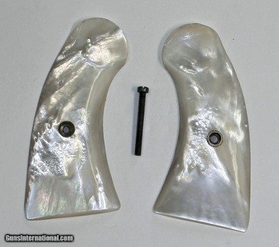 Colt Police Positive Real Mother of Pearl Grips, Aged
