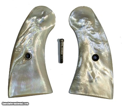 Colt Police Positive Real Mother of Pearl Grips, Aged