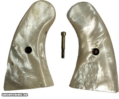 Colt Police Positive Special Real Mother of Pearl Grips, Aged