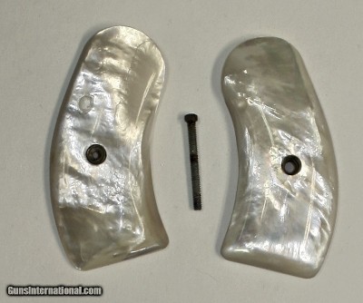 Colt New Pocket .32 Real Mother of Pearl Grips, Aged