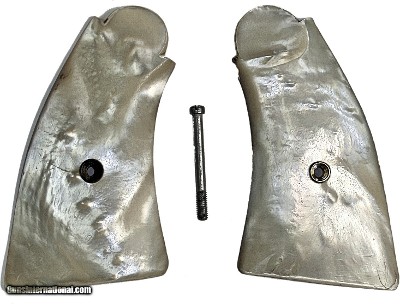 Smith & Wesson K & L Frame Real Mother of Pearl Grips, Aged