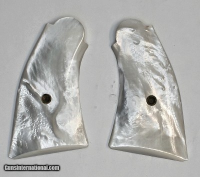 Smith & Wesson K & L Frame Real Mother of Pearl Grips, Aged