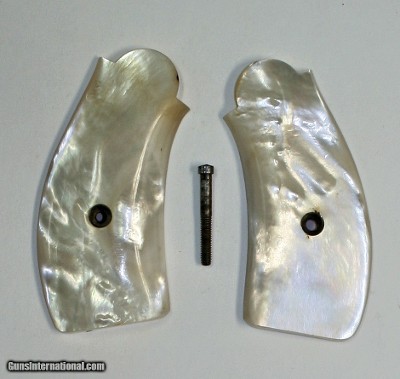 Smith & Wesson .44 DA Real Mother of Pearl Grips