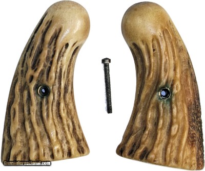 Colt Police Positive Special Real Jigged Bone Grips, Aged