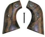 Ruger Vaquero XR3-Red Claro Walnut Grips With Medallions - 1 of 1