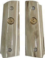 Colt 1911 Siberian Mammoth Ivory Grips With Medallions - 1 of 1