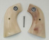 Ruger Vaquero XR3-Red Alaskan Dall Sheep Horn Grips With Medallions - 1 of 1