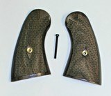 Colt Officers Model Match Walnut Special Checkered Grips - 1 of 3